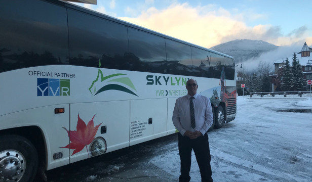 Driver for our Whistler shuttle